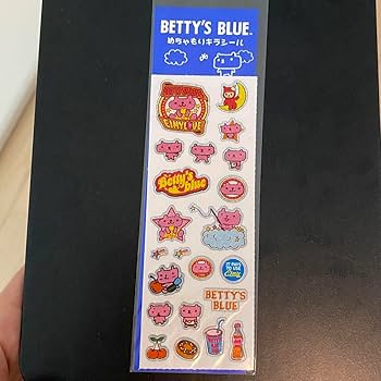 Betty's Blue キャラクターシール 4シート BETTY'S BLUE - べティーズブルー シールセットの通販 by ☆y.h.