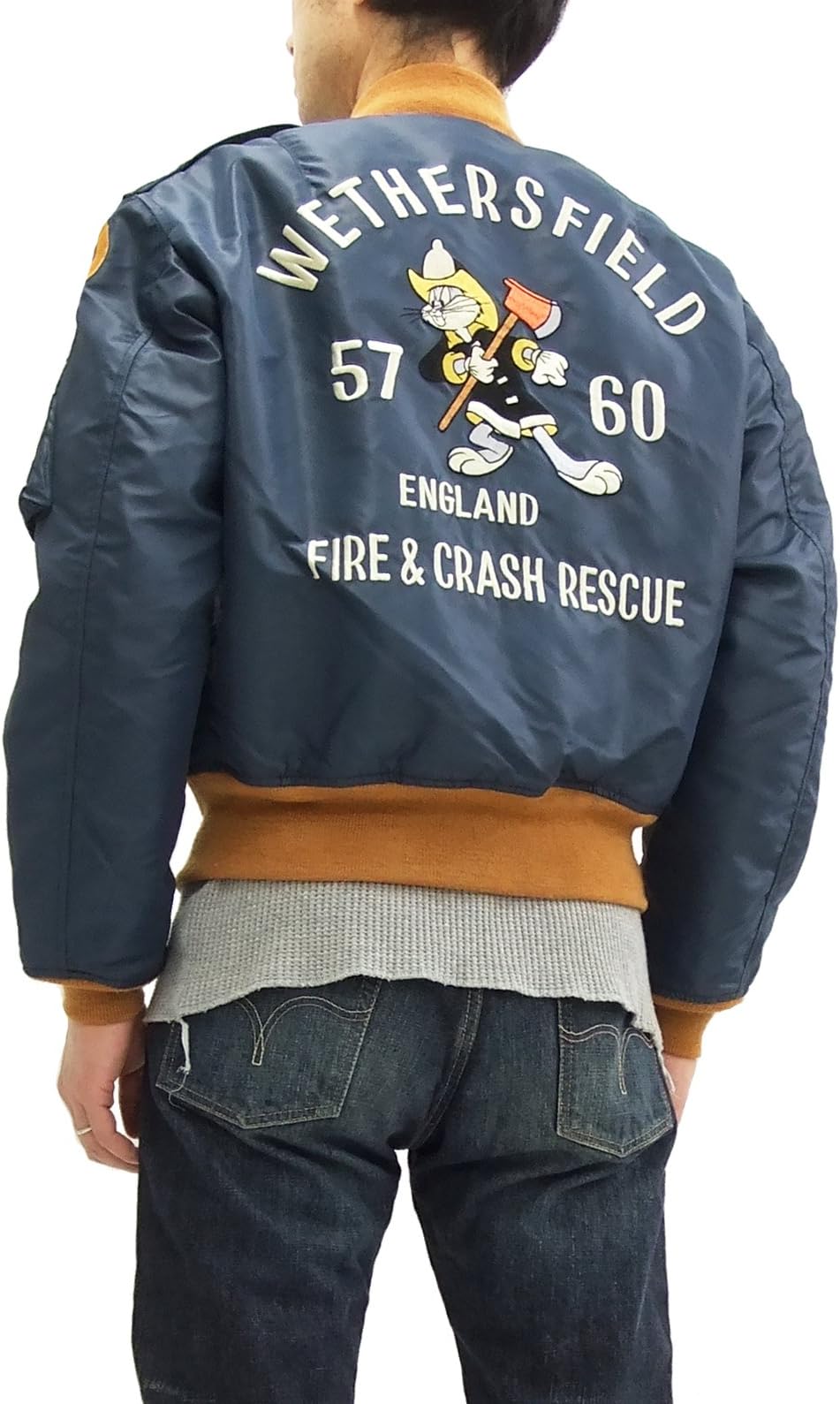 TOYS McCOY TMJ1703 L-2A Flight Jacket Bugs Bunny Men's L2