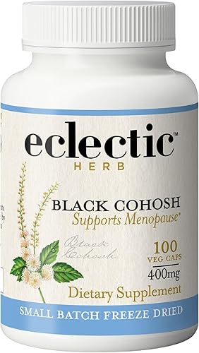 ECLECTIC INSTITUTE Cohosh negro sin OMG fresco crudo liofilizado 100 CT (370 mg)