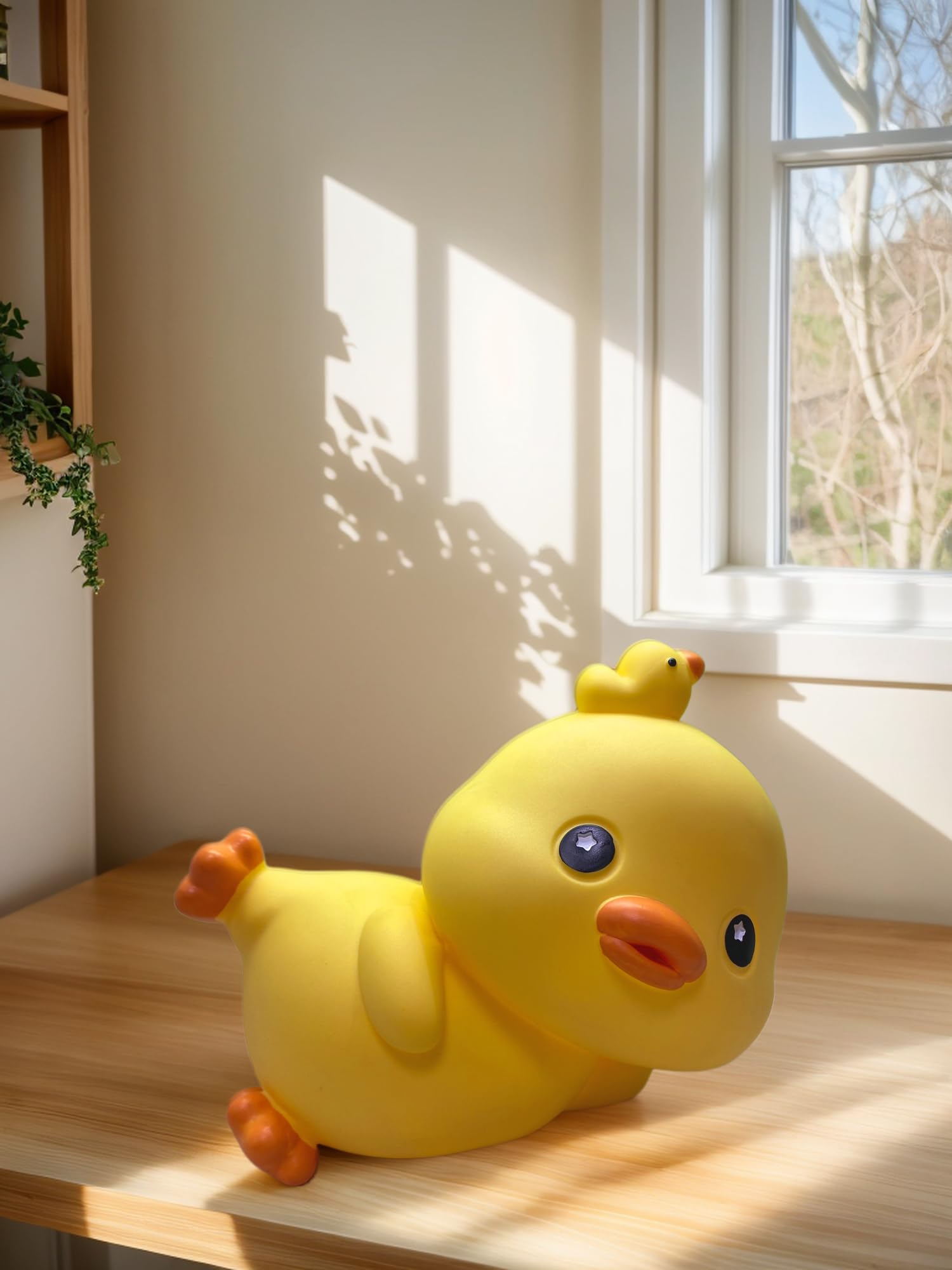 Amazon.co.jp:  ダックコインマネーバンク、壊れない貯金箱、ダッククリエイティブマネーバンク、キッズコインバンク、800枚のコインを収納可能、誕生日、クリスマス、ベビーシャワーのための実用的なギフト(イエローダック)。  : Toys & Games