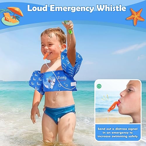 Miniatura 4 de MoKo Swim Arm Band for Kids 20-30-40-50lbs, Toddler Swim Vest Cute Cartoon Swimming Wings Pool Floats Sleeve Children Water Sports Learning Swim