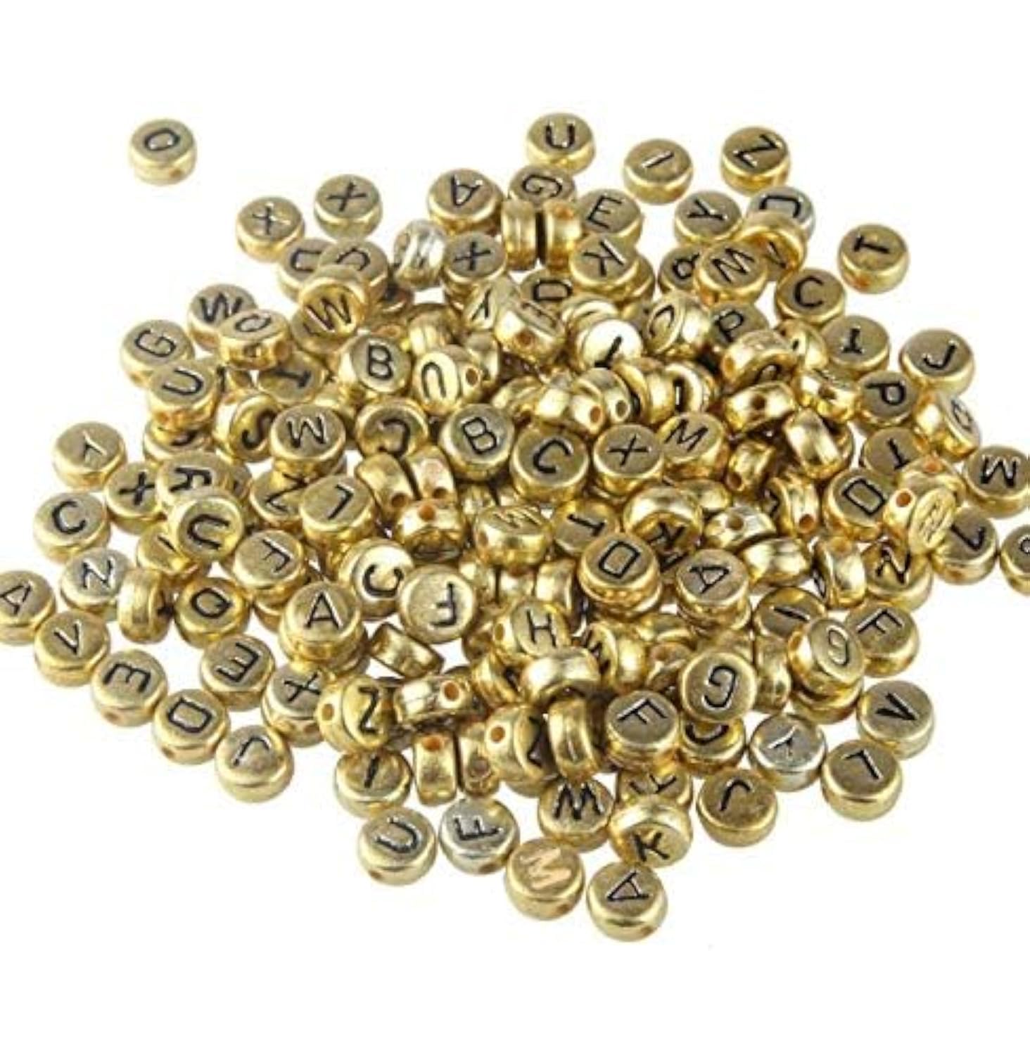 53ARTS® Gold Round Acrylic Letter Beads Alphabet Round Beads for Jewelry, Key Chain, Bracelet and Necklace Making (B0CY6ZT2NH) Amazon Price History, Amazon Price Tracker