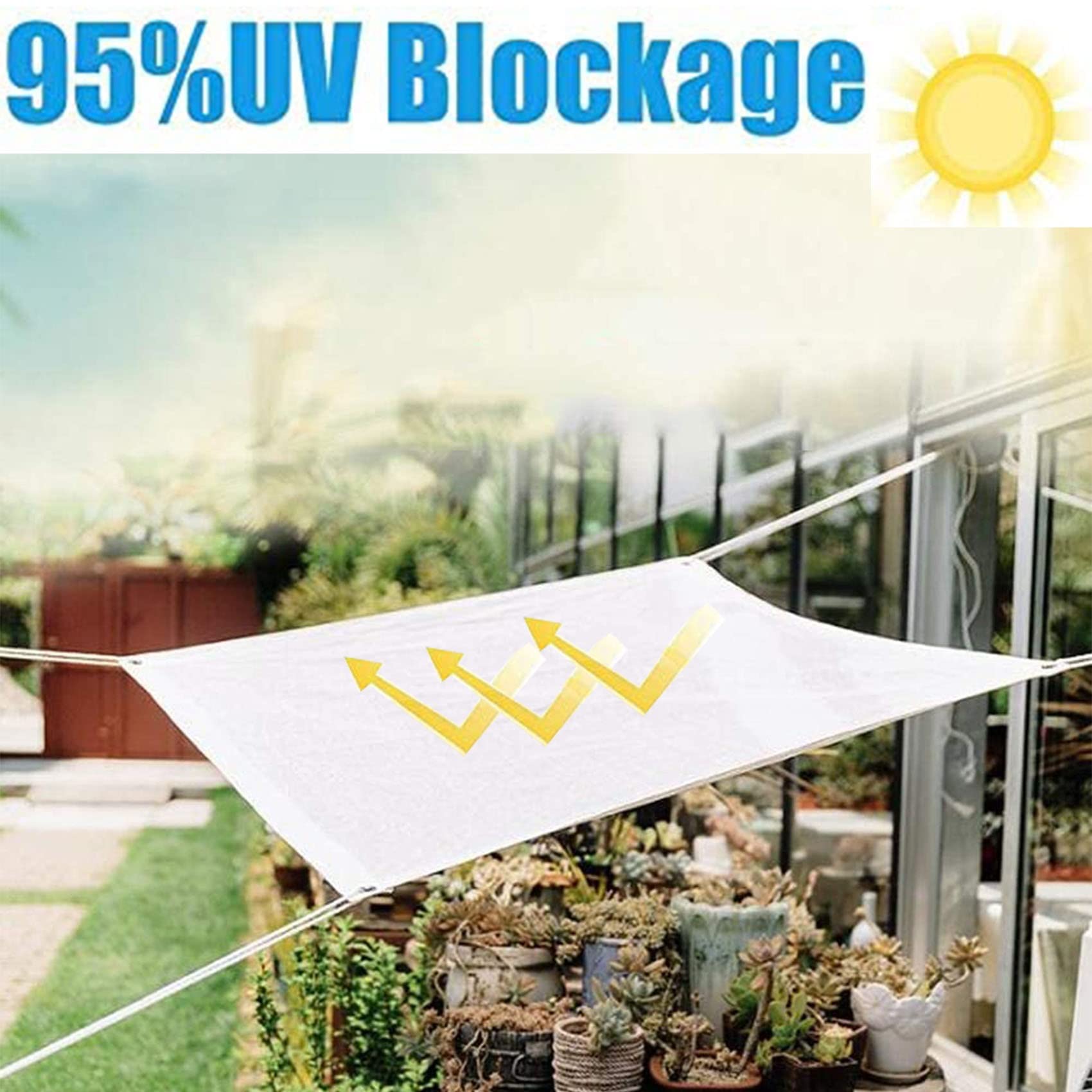 Recinzione Copertura per Balcone Giardino 120x600cm(47x236inch) Copertura per Balcone Ringhiera per Esterni Protezione Resistente alle intemperie per Balcone da Giardino, Marrone