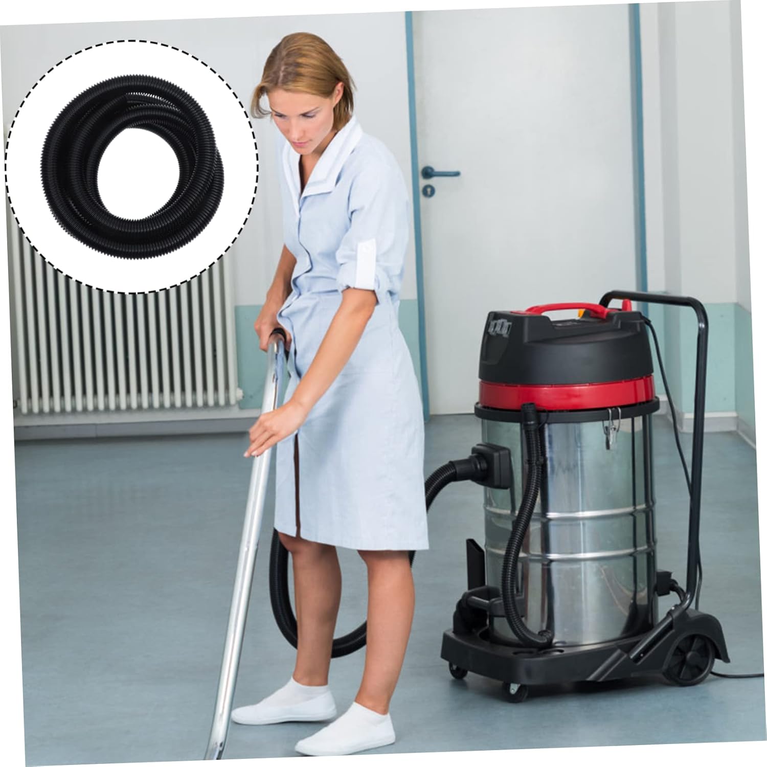 Vacuum Hose Extension Accessory for and Vacuum Cleaners Dust Collection Tool for Efficient Cleaning and Easy Storage