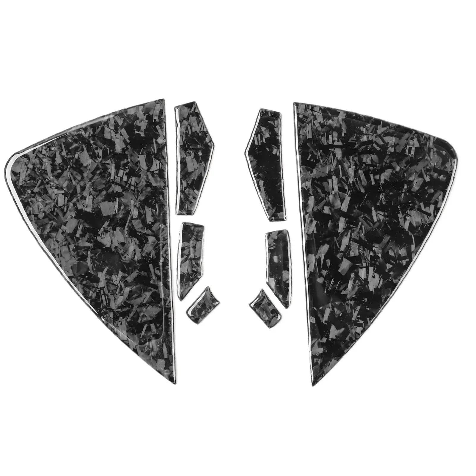 Yeskit Forging Black Car Interior Accessories Central Control Door Slot Panel Trim Cover Sticker For Tesla Model 3 Y 2020-2022(Forging Black)