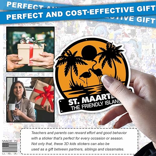 Miniatura 3 de Pegatinas de San Martén, calcomanías de viaje de vacaciones, calcomanías de vinilo, calcomanías de vinilo para coche, laptop, pared, ventana,