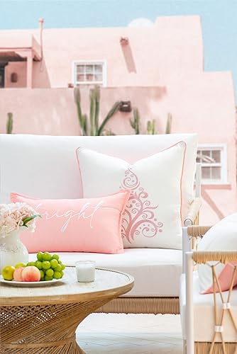 Miniatura 2 de Hofdeco Premium Christams - Funda de almohada para patio costero para interiores y exteriores, 20 x 20 pulgadas, repelente al agua para patio