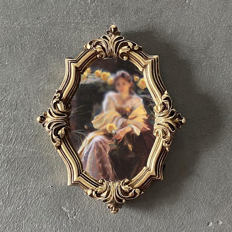 Cadre photo sculpté en résine style américain rétro : idéal pour offrir à vos proches