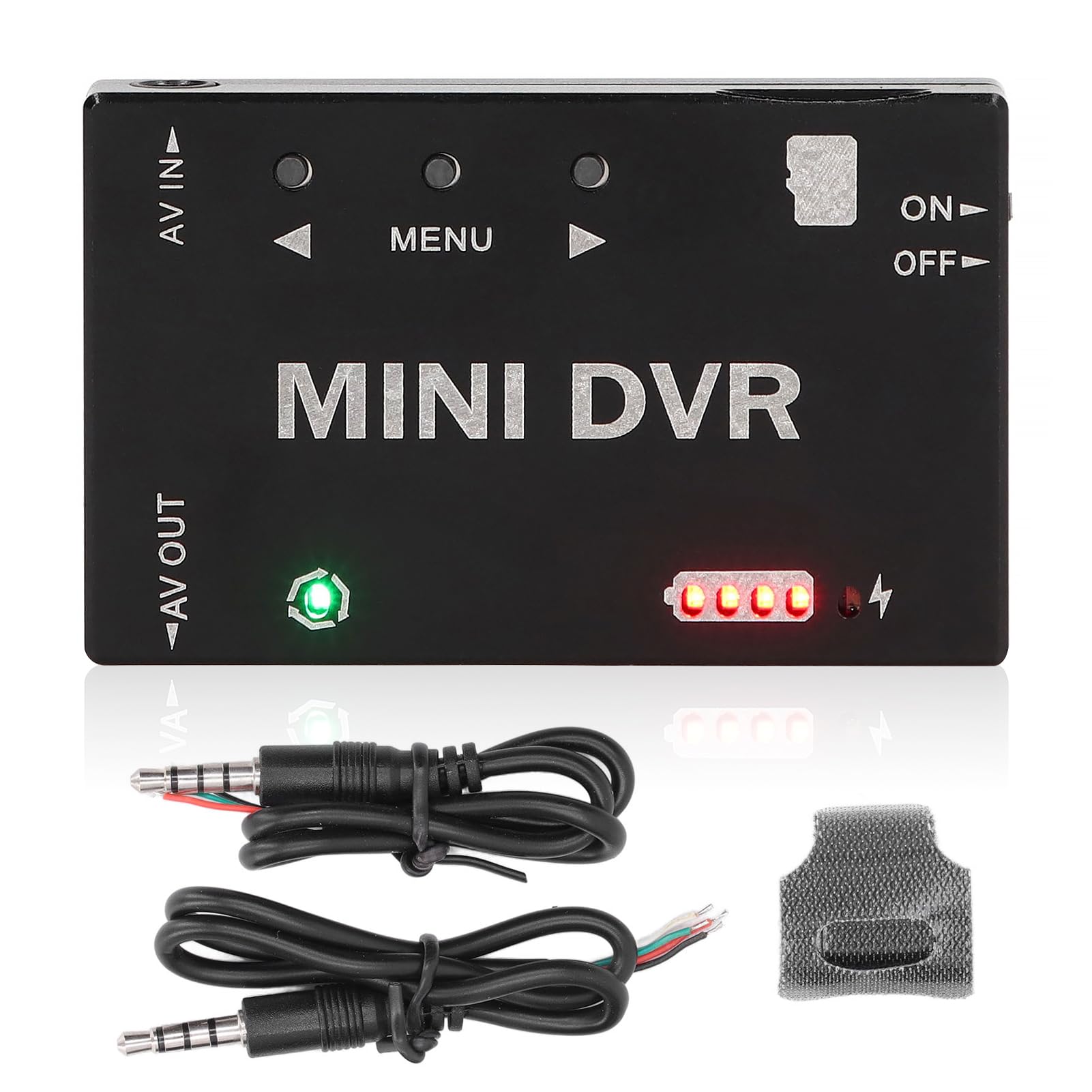 Modulo Mini DVR FPV, Guscio in Lega di Alluminio, Scheda di Memoria da 32 GB, Modulo Registratore Audio RC Accessorio Drone RC per Drone FPV, Auto da Corsa