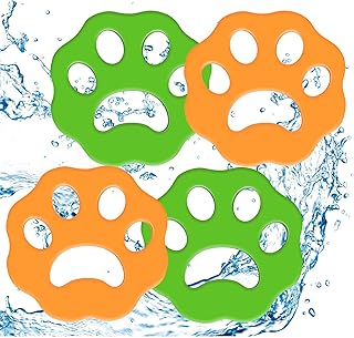 Pet Hair Remover for Laundry 4 Pack Laundry Hair Catcher Washing Machine Lint Remover Reusable - Pet Fur Laundry Catcher Hair Remover for Laundry Bedding Clothes 1