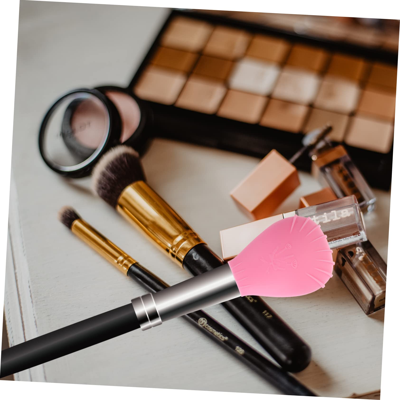 Beavorty 5 Juegos De Fundas De Silicona Para Brochas De Maquillaje Tamaño De Viaje Resistentes Al Polvo 3 Unidades X 5