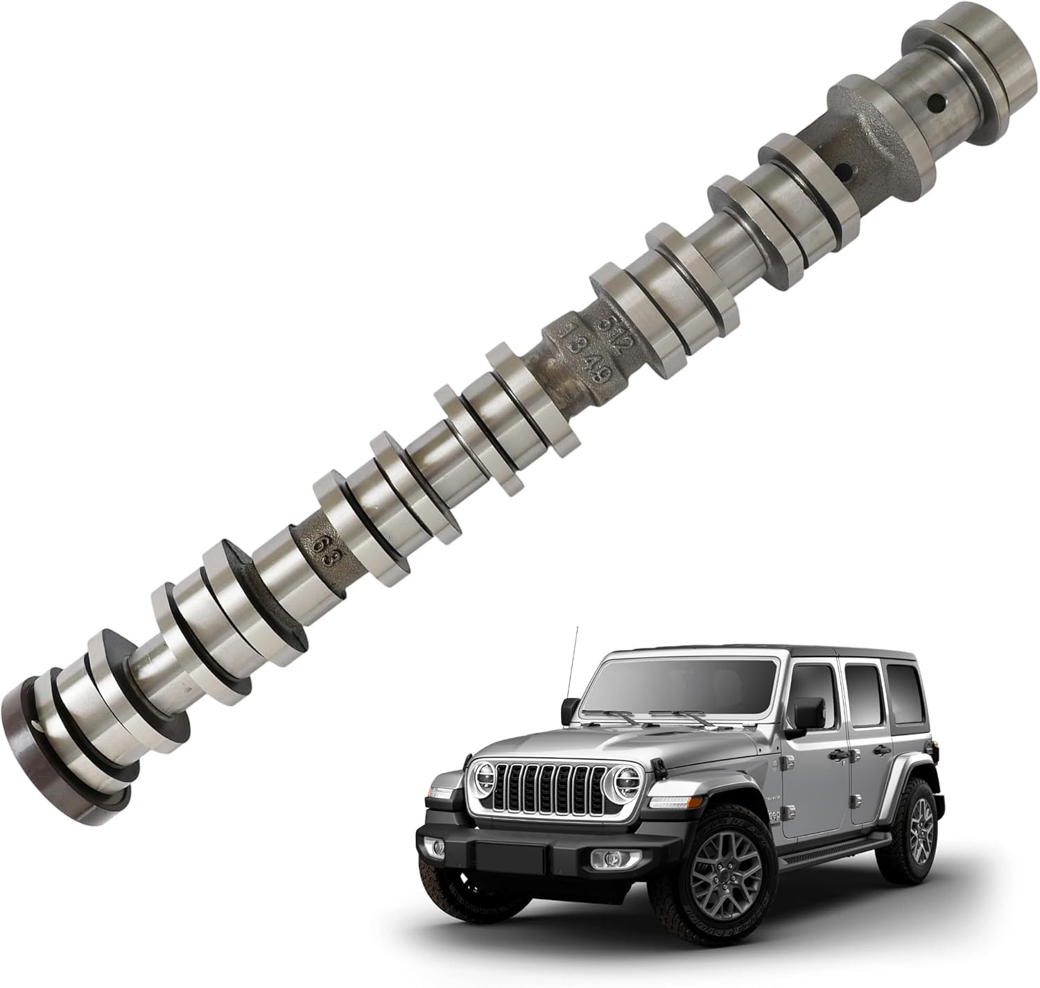 5047913AD Right Side Intake Camshaft fit for Jeep Grand Cherokee Wrangler Gladiator Dodge Durango Chrysler Pacifica Voyager Ram 1500 Promaster 1500/2500/3500 3.6L V6 2016-2024 5047913AA 05047913AD
