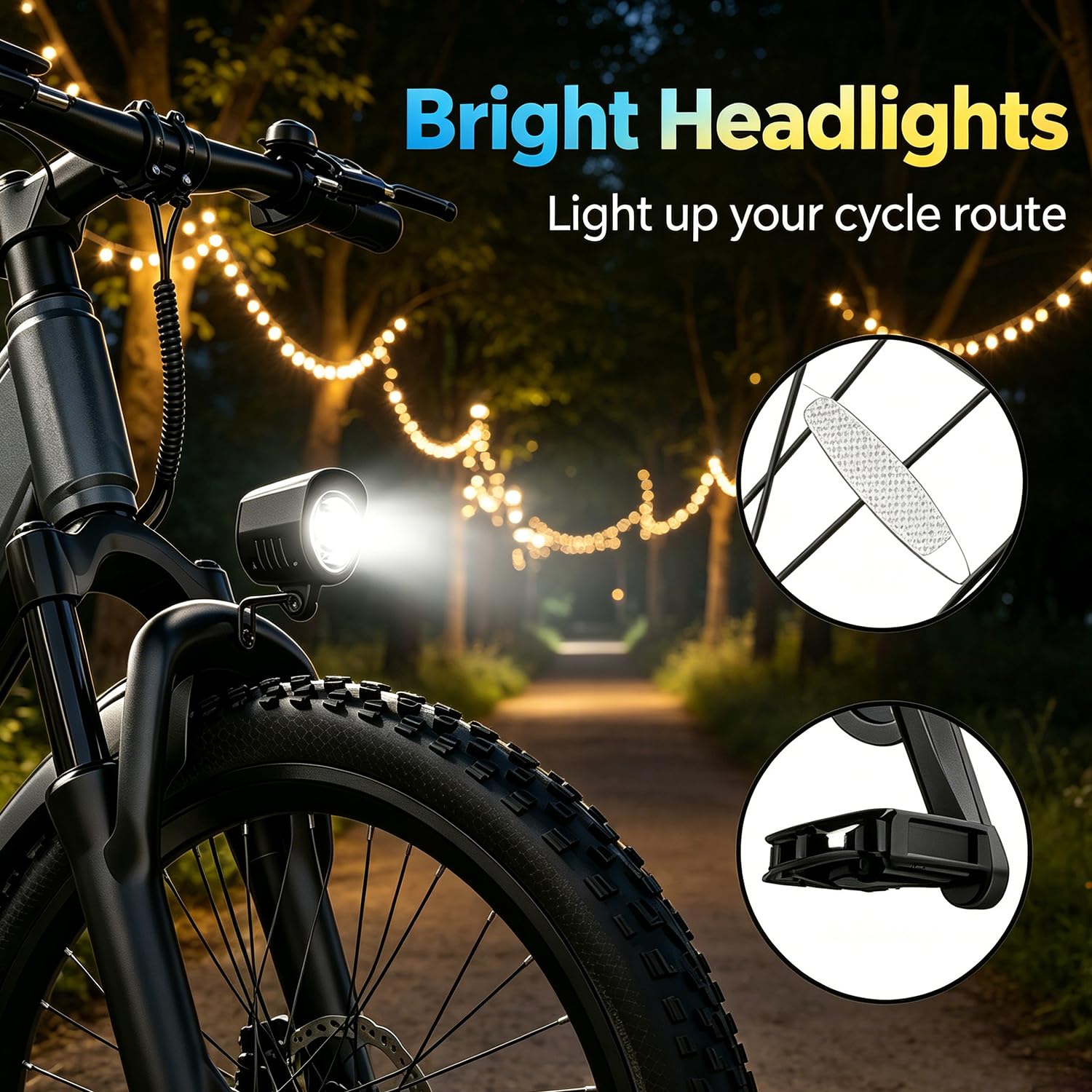 Bicicleta eléctrica para Adultos L26 Mejorada, batería de 36 V y 10,4 Ah, neumáticos de montaña Antideslizantes de 26 Pulgadas, Ideal para desplazamientos Diarios y Carretera, 7 velocidades