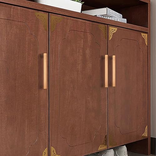 Miniatura 4 de Tenubo Paquete de 2 manijas cuadradas de gabinete de cocina de 6 pulgadas, manijas modernas para cajones, tiradores de cajón de aleación de zinc,