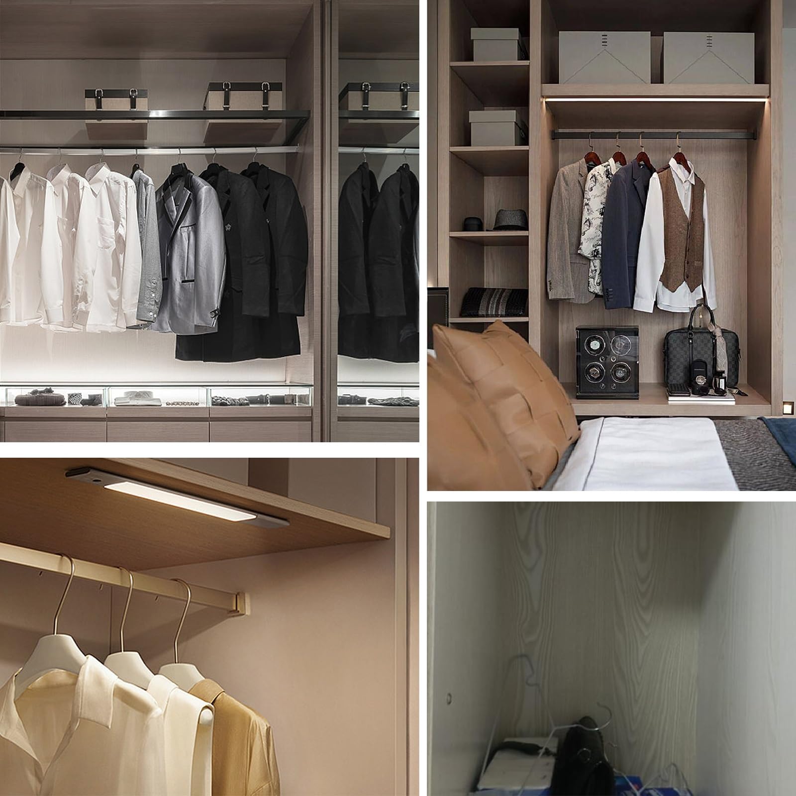 Closet Rod Support Pole, Closet Bar for Cupboard Shoe Cabinet Hallway Entrance Living Room Bedroom, Hanging Rod for Closet Wardrobe Easy to Install (Color : Gold, Size : 125cm/49.2in)