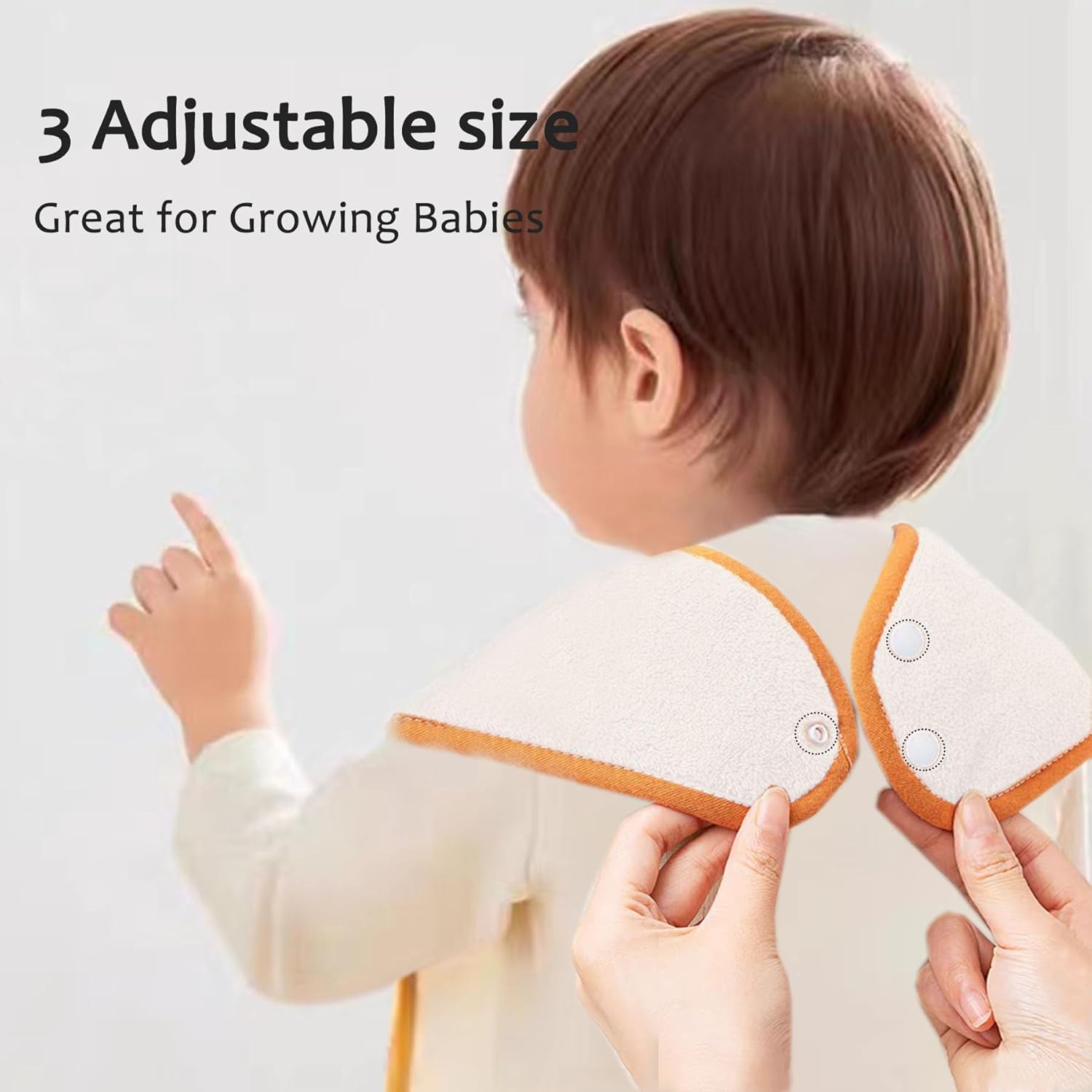 Bibs,Extra large bibs for Toddlers, Towel Bibs,Waterproof and super absorbent. - Image 3