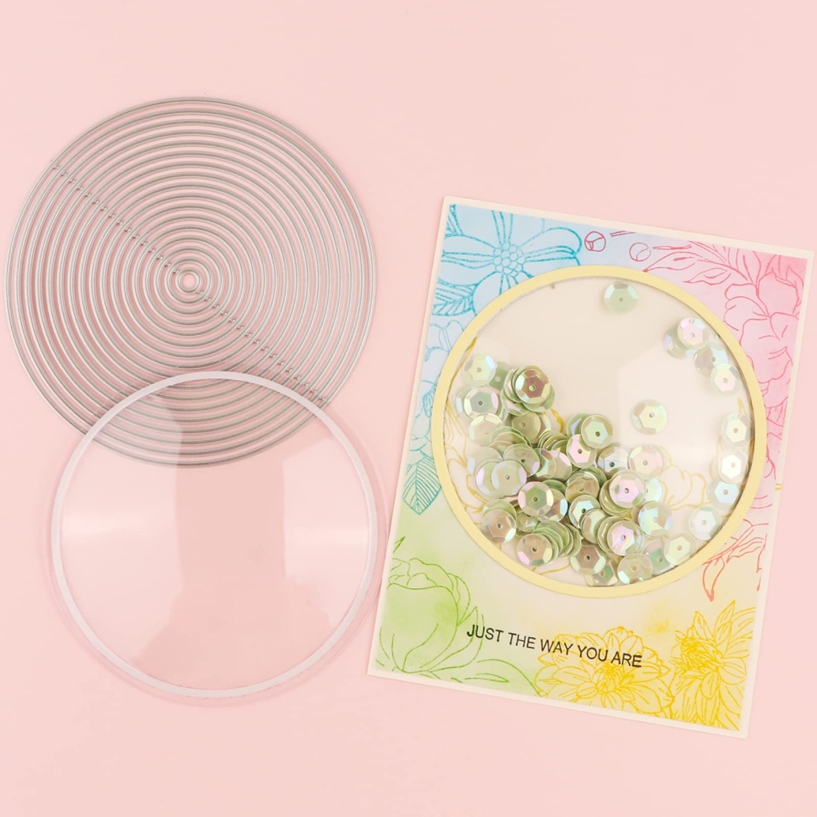 Lot De 10 Housses Shaker Sapin De Noël – Transparentes, 3 Couvercles De 1,27 Cm, Avec 2 Matrices De Découpe