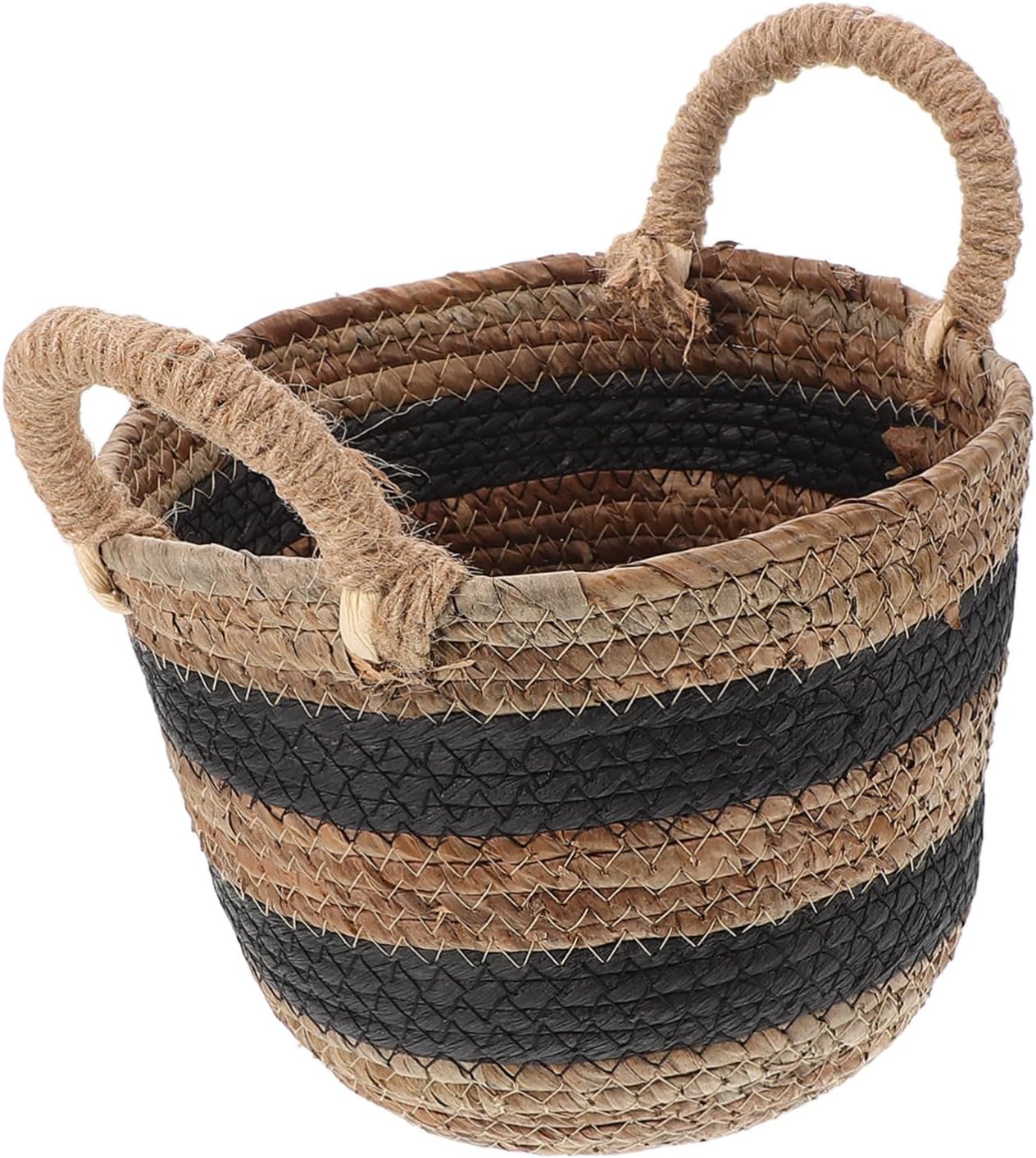 Handmade Large Rattan Woven Basket for Home Organization Boho Style Blanket Storage Lightweight Natural Material and Laundry Hamper for Stylish Living Spaces