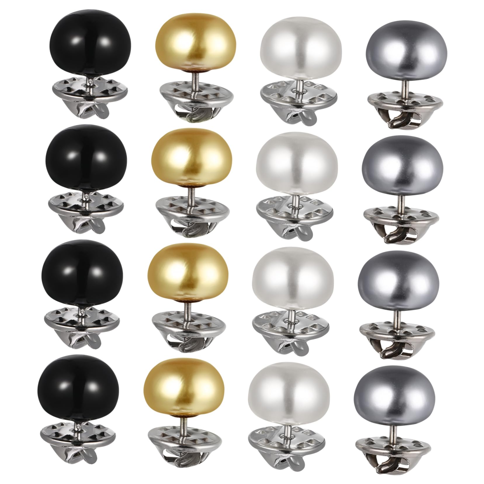 【れもん】Llife BOTTON BROOCH Amazon.com: 80Pcs Women Shirt Brooch Buttons Cover up Button Pin