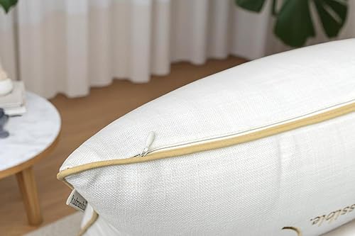 Miniatura 9 de Rudransha Faith Sentiment - Funda de almohada decorativa bordada, decoración para el nuevo hogar, sofá, silla, 12 x 20 pulgadas, azul marino