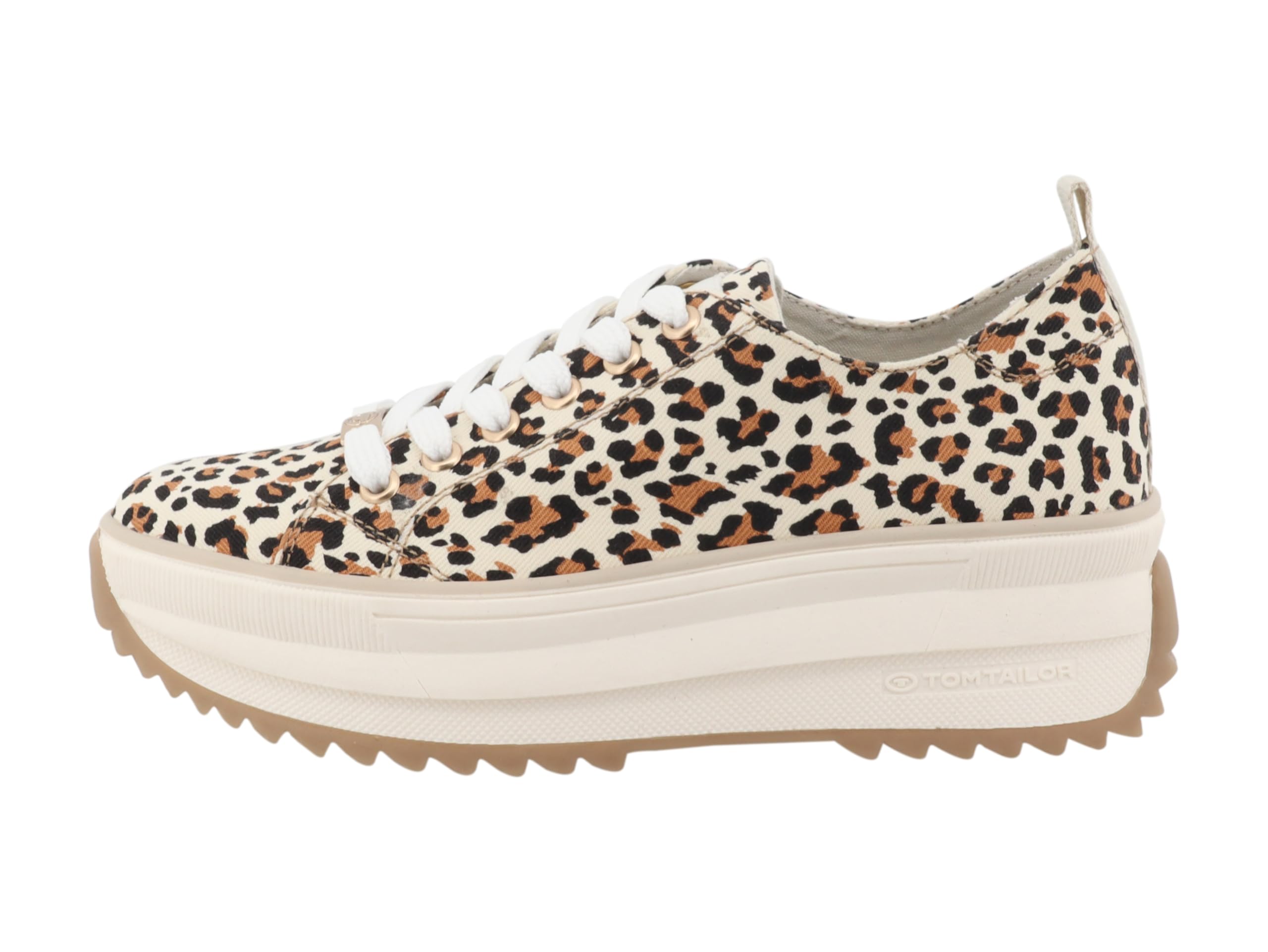 TOM TAILOR Women 5390910017 Sneaker, Offwhite Multi, 7 UK