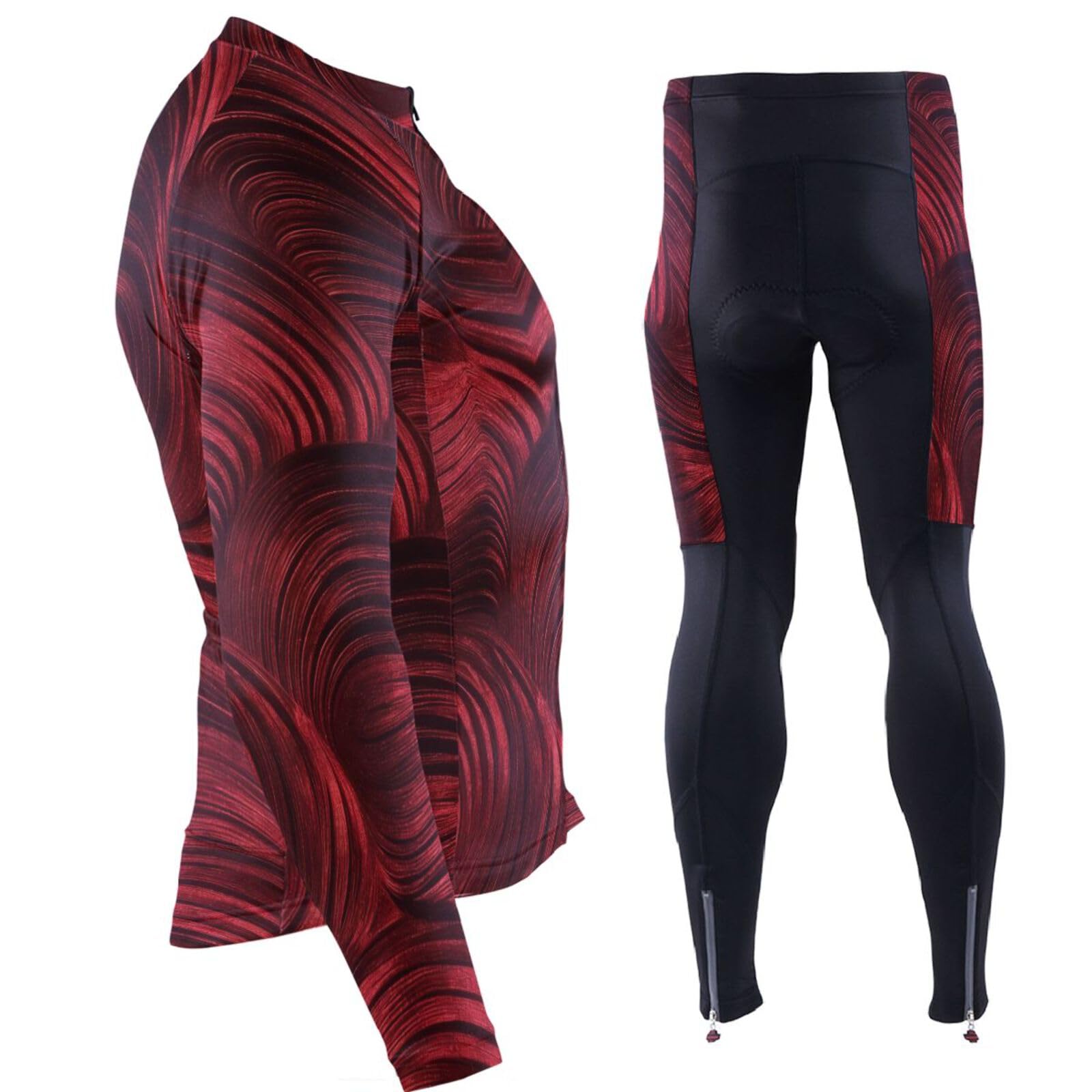 Radtrikot mit Taschen, schnell trocknend, für Herren, 3D-gepolstert