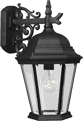Progress Lighting P5683-31 Welbourne Outdoor, 9-12 pulgadas de ancho x 18 pulgadas de alto, negro