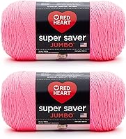 Vista 54 de Red Heart Super Saver - Ovillo de lana jumbo, color blanco suave, 2 unidades (paquete de 1)