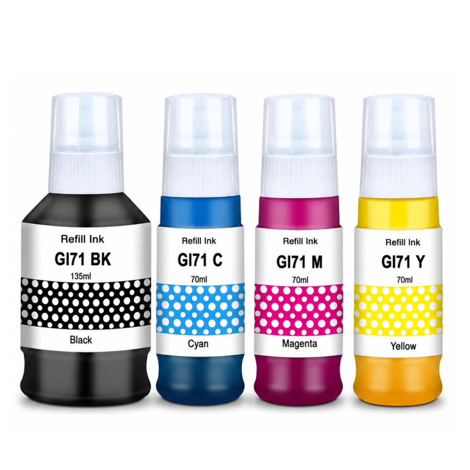 GI 71 Ink for Canon Printer G1020 G1730 G1737 G2020 G2021 G2060 G3020 G3730 G3770 G4770 (GI 71 Ink CMYK 1 Set)-image-34