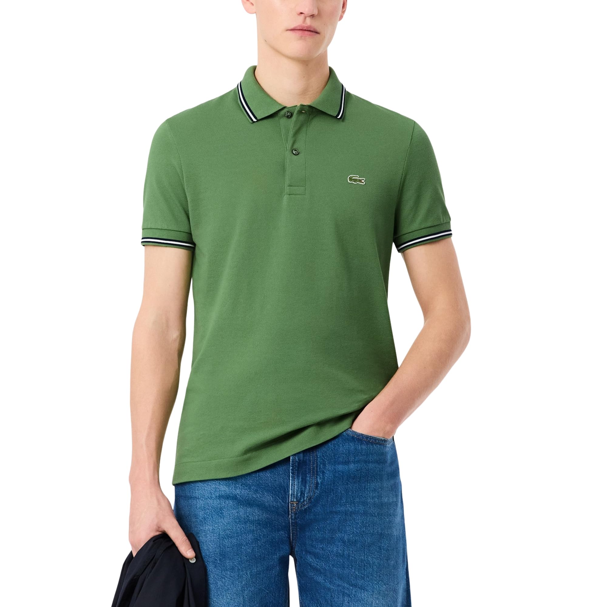 Men's Regular Fit Trim Accent L.12.12 Polo Shirt