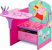 Vista 15 de Delta Children Space Adventures - Escritorio con silla y compartimento de almacenamiento, para artes y manualidades, merienda, educación en casa