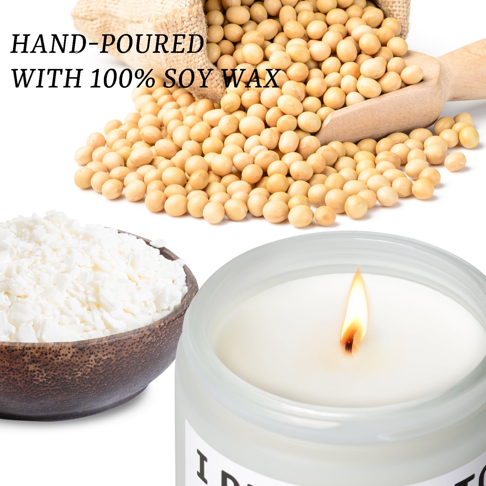 Cadeaux pour lui, cadeaux de Noël amusants pour petit ami, mari, homme, idée de cadeau d'anniversaire « I Love You » - Idée cadeau romantique pour Noël - Cadeau unique pour homme - Bougie vanille