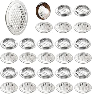 Grille d'aération en acier inoxydable, installation facile, design