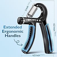 Vista 3 de FitBeast Grip Strengthener Forearm Strengthener, Adjustable Hand Grip Strengthener for Strength Training & Rehabilitation, 10-132 lbs Resistance
