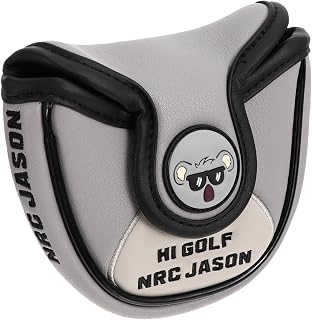 SUPVOX Golf Putter Sleeve Semi-Circular Magnetic Closure Protective Cover Universal Club Headcover for Golfers on Course