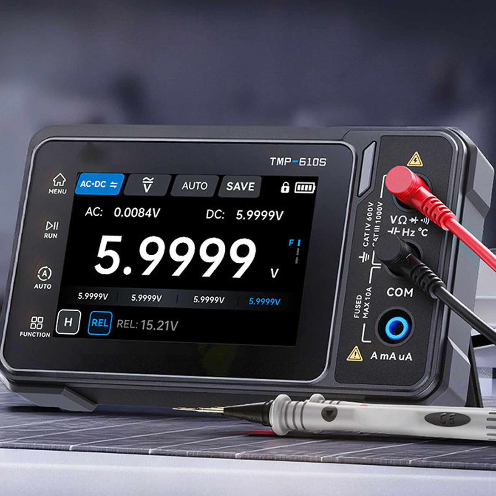 Tangxi TRMS Digitalmultimeter 60000 Counts Voltmeter Tester 10MHz