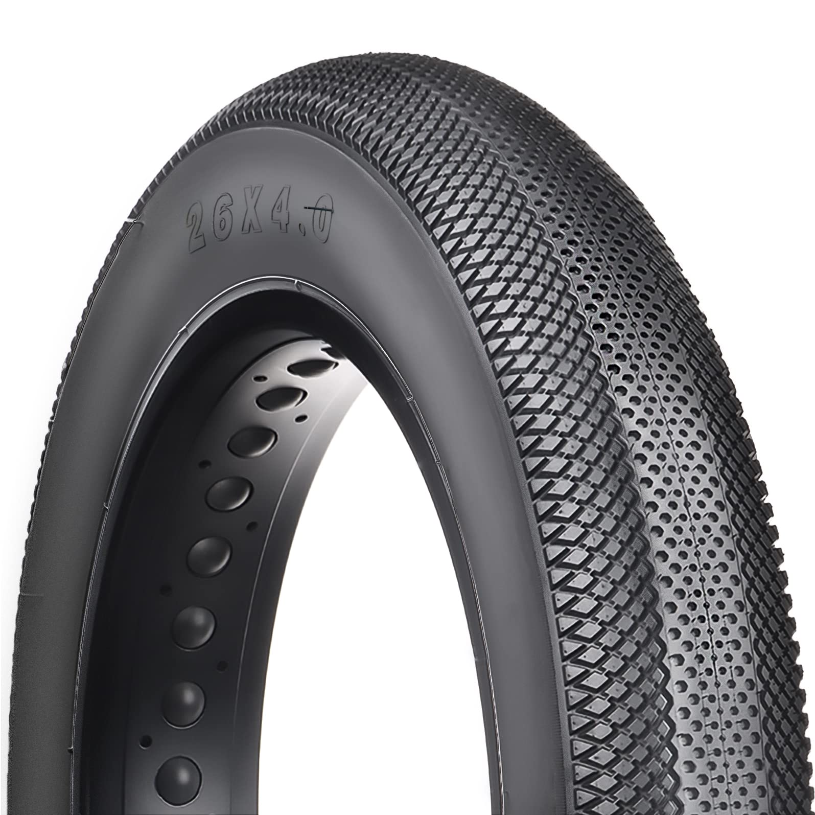 Hycline EBike Fat Replacement Tire: 20x4.0/26x4.0 Inch High-Performance Wear-Resistant Folding Fat Tire for Electric, Urban, Mountain & 3-Wheel Bikes