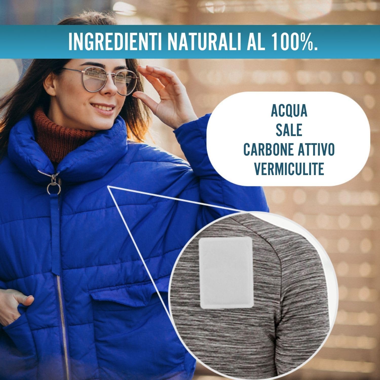Pack x10 Cerotti Riscaldanti per Schiena, Collo e Spalle - Calore Profondo e Calmante - Adesivi Istantanei per Dolore Lombare - Cerotti Termici per 24 Ore di Sollievo Muscolare