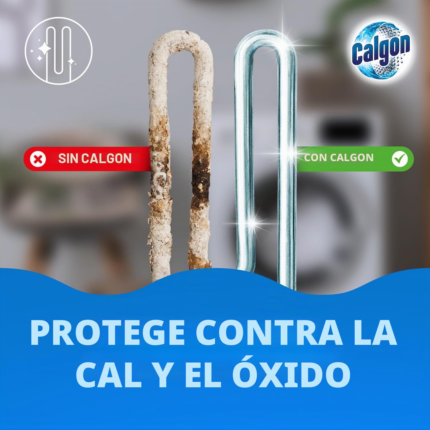 Calgon Powerball Pastillas - Antical para la Lavadora, Elimina Olores y Suciedad, en formato pastillas, 75 unidades