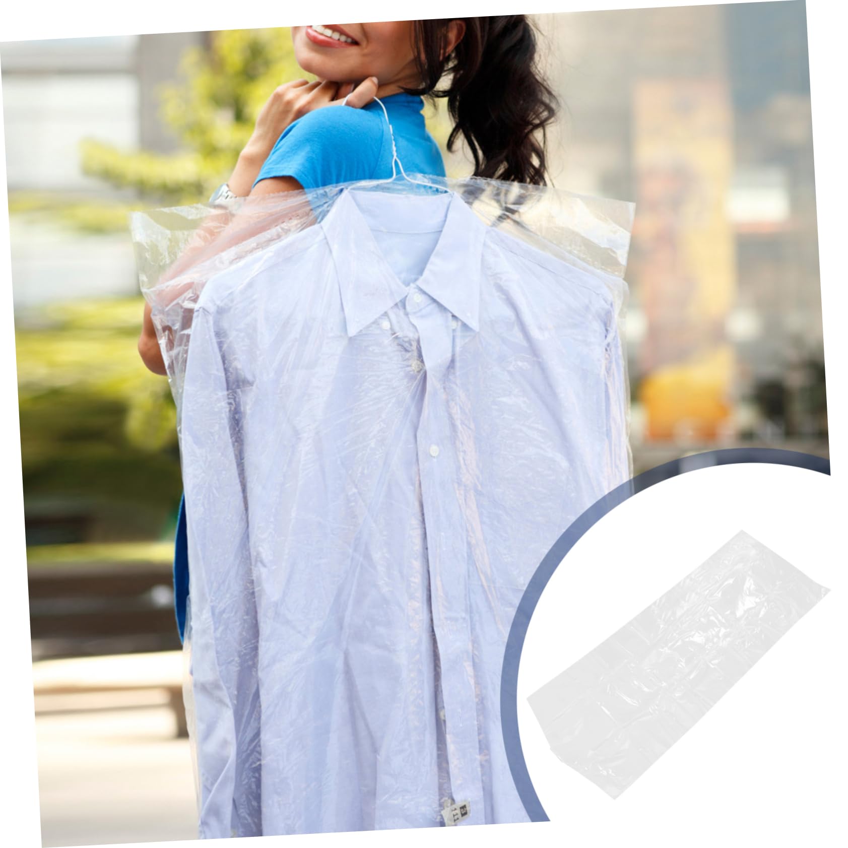 Gatuida 30piezas Funda Antipolvo Transparente para Ropa Protectoras Reutilizables para Guardar Trajes y Abrigos el Armario para Ropa de Vestir y Uniformes