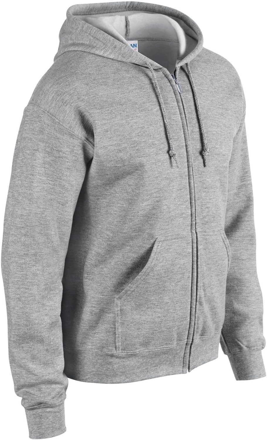 Gildan Gildan Unisex Adult Hooded Sweatshirt with Zip - Image 3