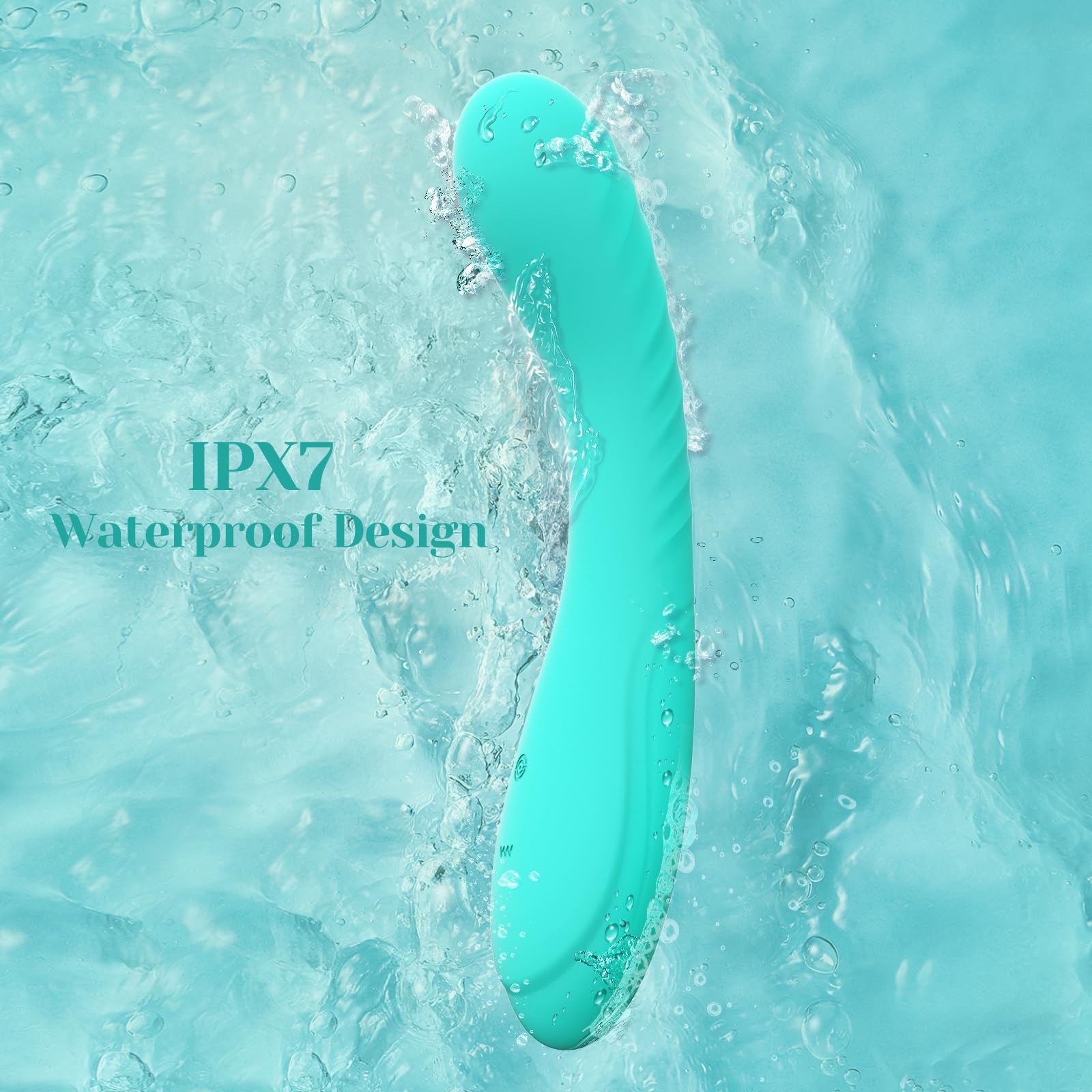 Tracy's Dog Adult Sex Toys, Powerful G Spot Vibrator for Women & Couples Sexual Pleasure, Rechargeable Waterproof & Body-Safe Full Silicone Vibrating Massager with 10 Vibrations