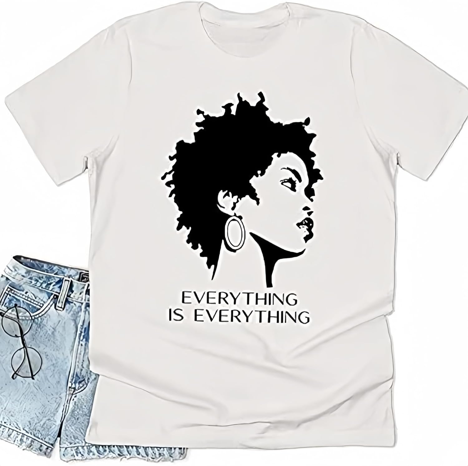 Black History Shirts Black Graphic tees for Men and Women, Magic Fashion Afro American Natural Hair Vintage Melanin T-Shirts