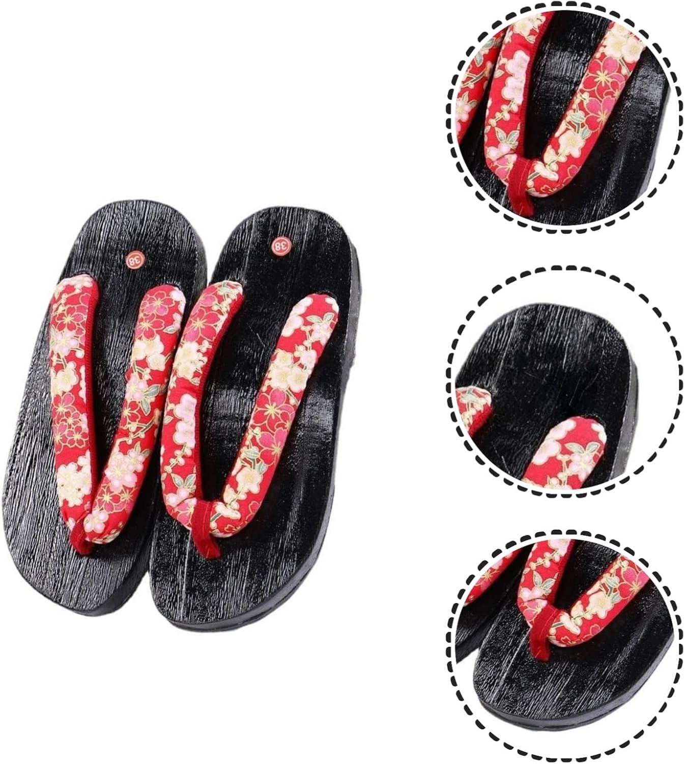 Anime Cosplay Women Japanese Wooden Clog Versatile Geta Sandals Traditional Kimono Slippers Flip Flops - Image 4