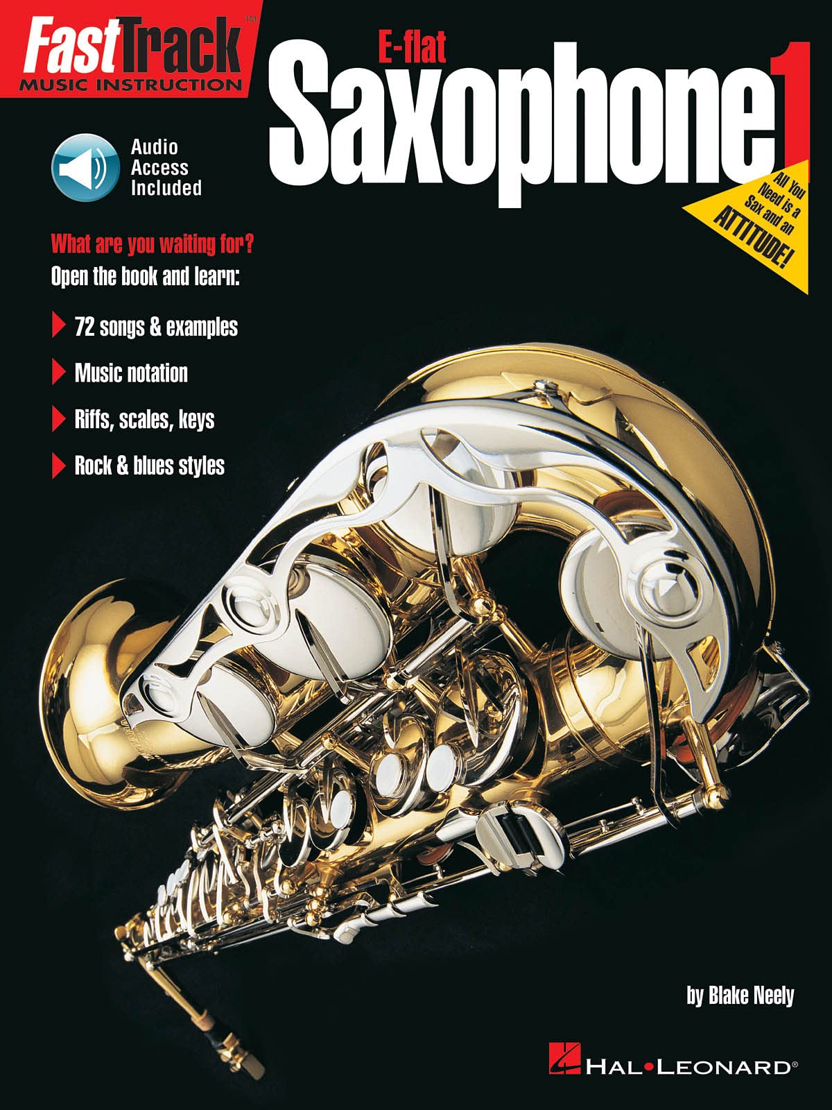 Méthode saxophone alto et CD Fasttrack pour jouer de la musique chez soi