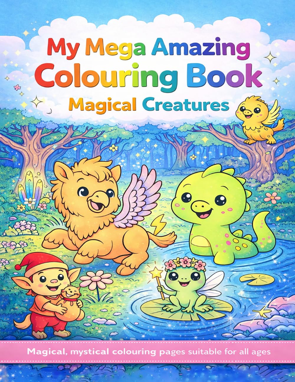 My Mega Amazing Colouring Book: Magical Creatures