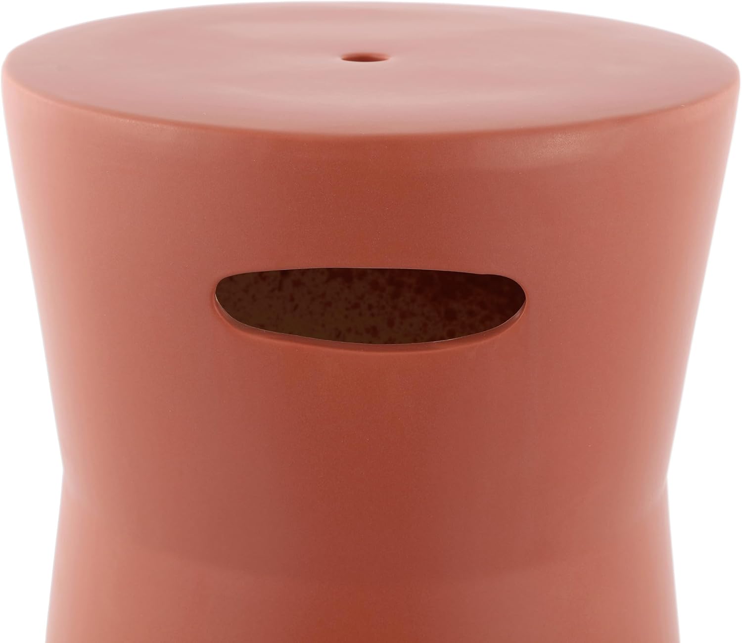 SAFAVIEH Home Collection Dijera Terracotta Ceramic Decorative Garden Stool for Living Room, Bedroom, Garden, Side Table, Plant Stand (Fully Assembled)