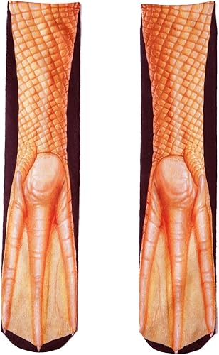 Miniatura 2 de Calcetines de patas de animales, loco diseño en 3D de patas de gatos, perros y tigres. Divertido regalo navideño para mujer u hombre adultos