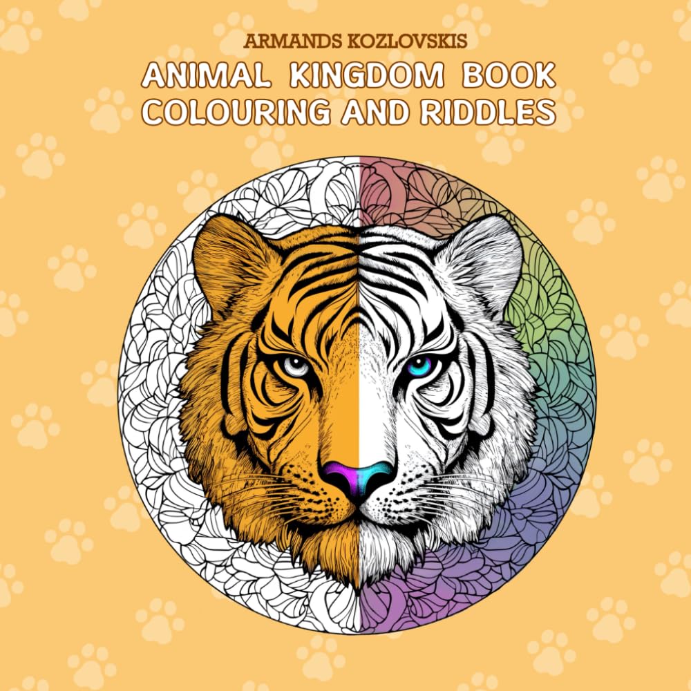 Animal Kingdom Book: Colouring and Riddles