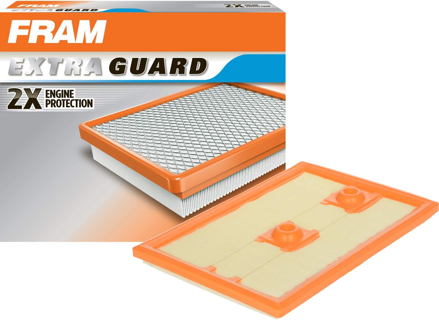 FRAM Extra Guard Rectangular Panel Engine Air Filter Replacement, Easy Install w/Advanced Engine Protection and Optimal Performance, CA11503 for Select Audi and Volkswagen Vehicles